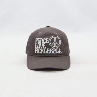 PEACE LOVE PICKLEBALL HAT - EMBROIDERED